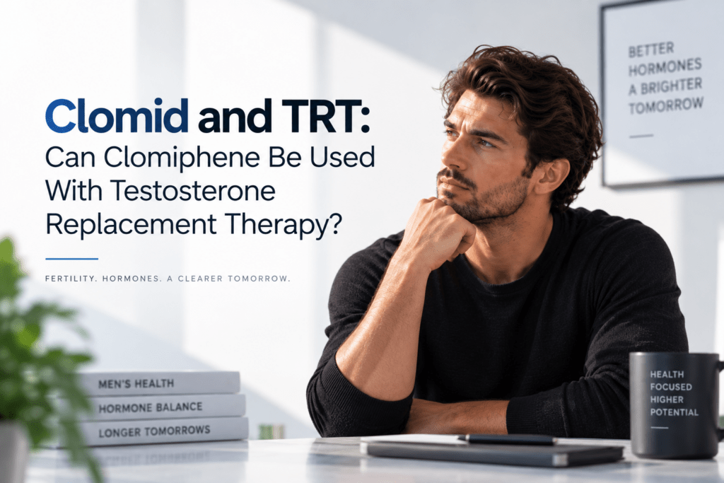 Clomid and TRT: Can Clomiphene Be Used With Testosterone Replacement Therapy?