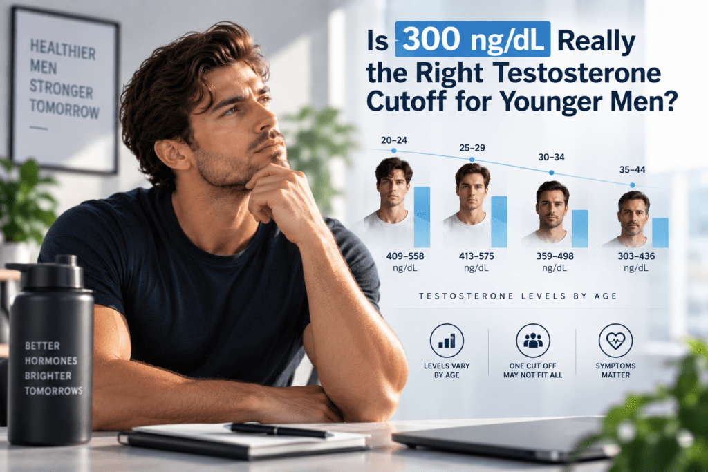 Is 300 ng/dL Really the Right Testosterone Cutoff for Younger Men?