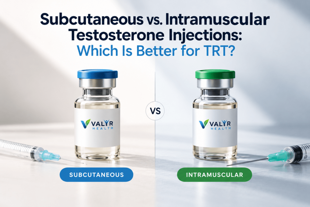 Subcutaneous vs. Intramuscular Testosterone Injections: Which Is Better for TRT?